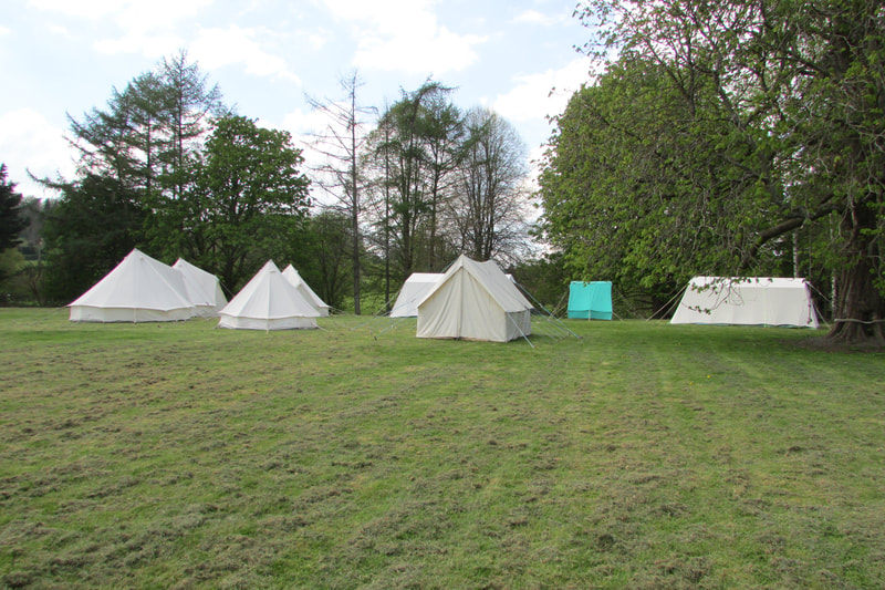 Tented village camping - A picture of our tented village