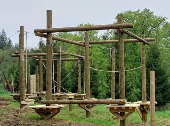 The low ropes course